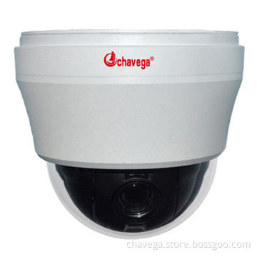 1/3" Sony EFFIO-E CCD 480TVL mini PTZ camera with 10x optical zoom